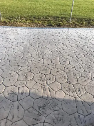 Pavimento hormigón impreso y pulido