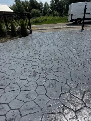 Pavimento hormigón impreso y pulido