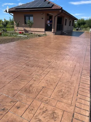 Pavimento hormigón impreso y pulido