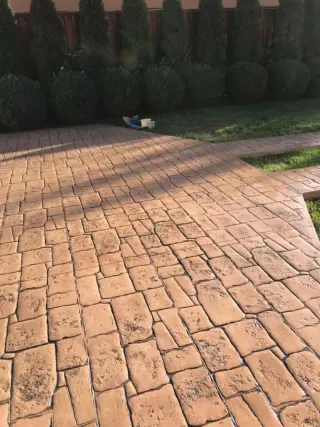 Pavimento hormigón impreso y pulido