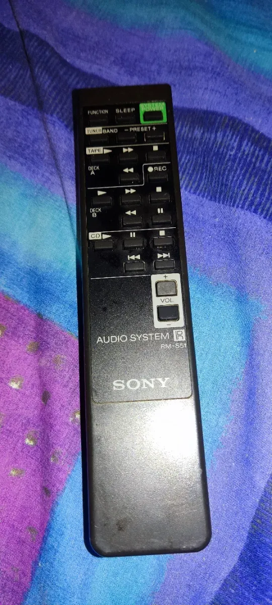 Control Remoto Sony RM-S51 Audio System
