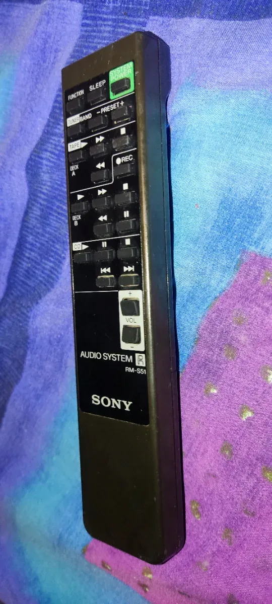 Control Remoto Sony RM-S51 Audio System afbeelding 3