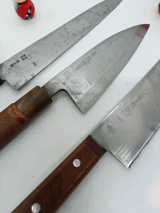 cuchillos japoneses lote