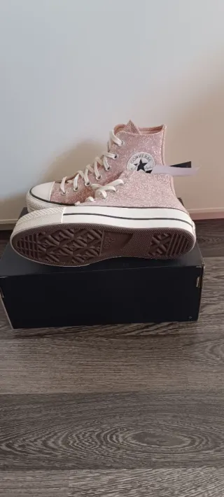 Converse Chuck Taylor Brillantes Rosas Talla 39