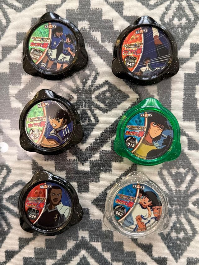 LOTE TAZOS KRAKS CAMPEONES – OLIVER Y BENJI