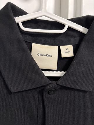 Polo Calvin Klein Negro Talla XS