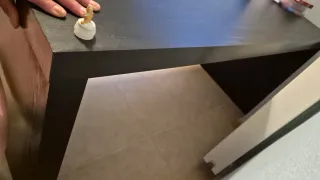 Mesa de comedor negra