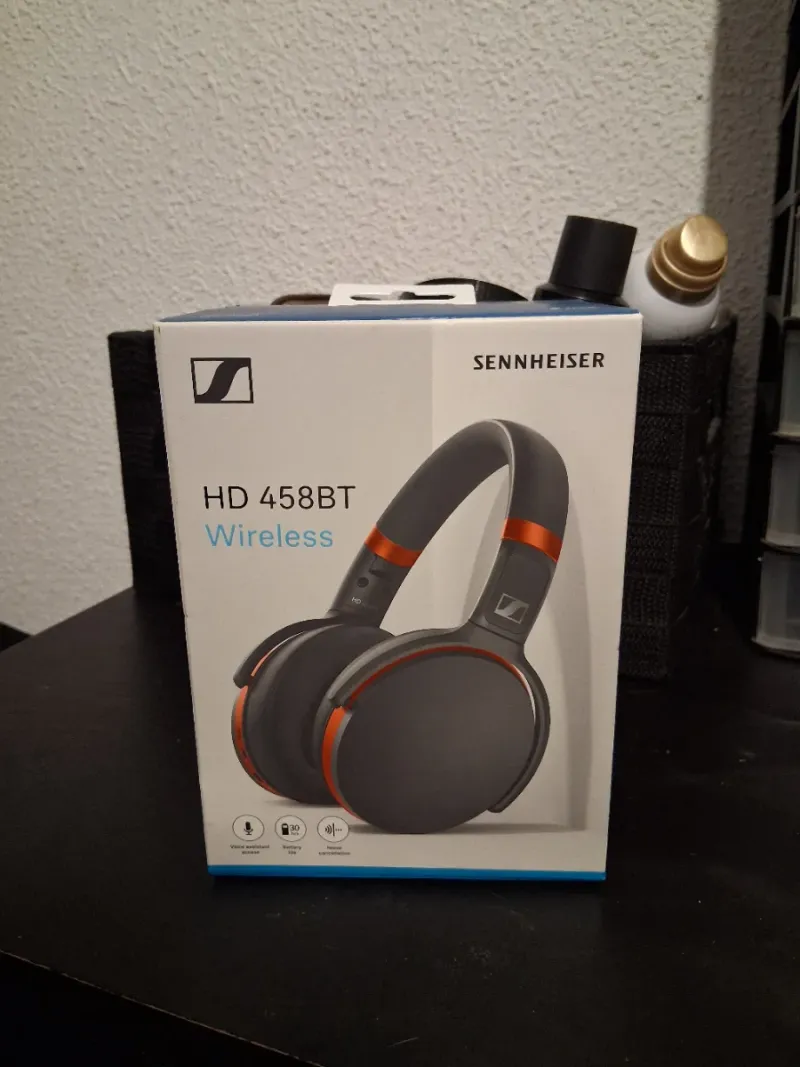 Auriculares Sennheiser HD 458BT Negros / Rojo afbeelding 2
