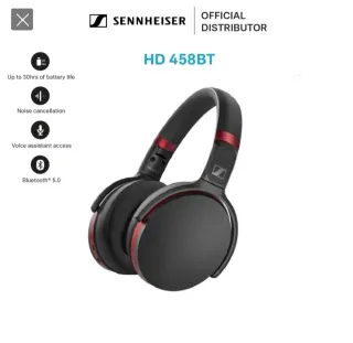 Auriculares Sennheiser HD 458BT Negros / Rojo