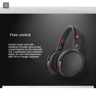 Auriculares Sennheiser HD 458BT Negros / Rojo