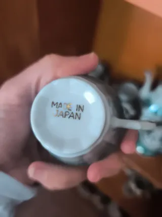 Juego café vintage japonés porcelana 15 piezas