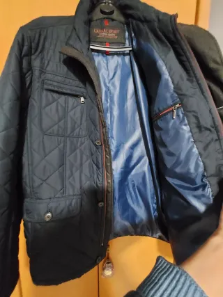 Chaquetón acolchado CASUAL SPIRIT azul caballero