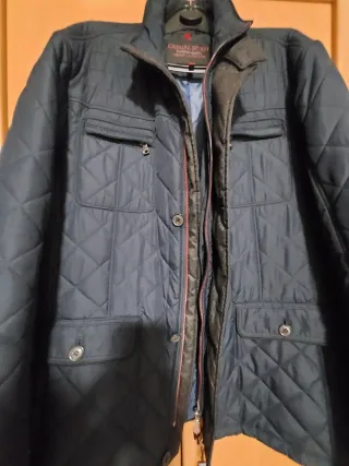 Chaquetón acolchado CASUAL SPIRIT azul caballero