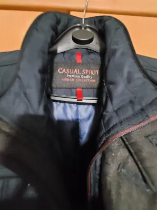 Chaquetón acolchado CASUAL SPIRIT azul caballero