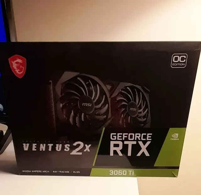 Caja - Embalaje gráfico MSI GeForce RTX 3060 Ti