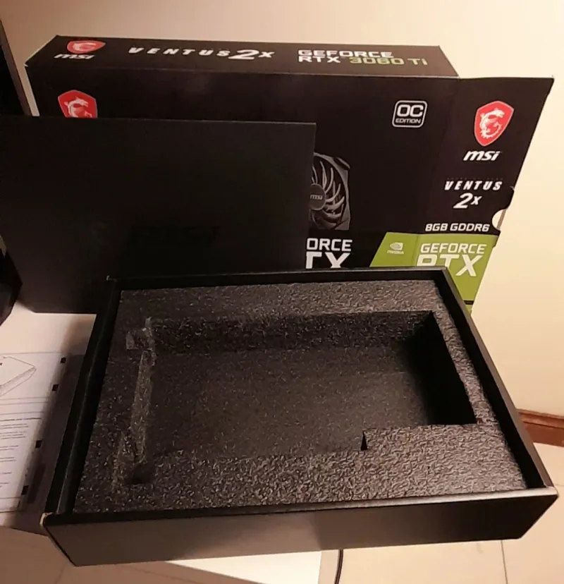 Caja - Embalaje gráfico MSI GeForce RTX 3060 Ti afbeelding 6