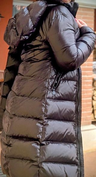 Giubbotto Moncler donna marrone