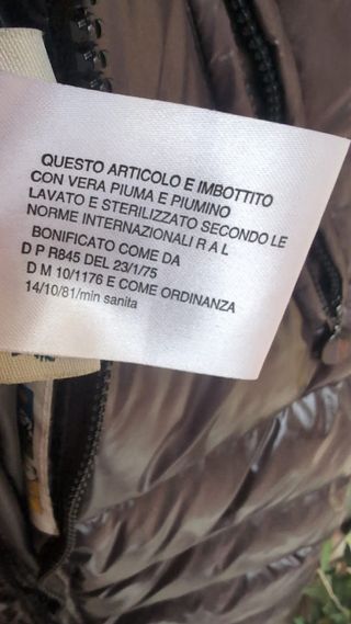 Giubbotto Moncler donna marrone