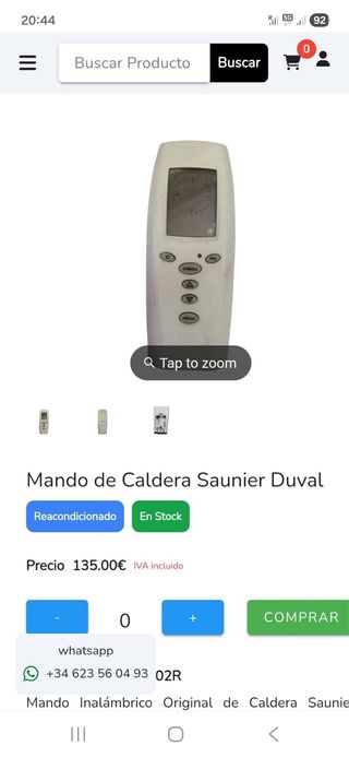 Mando Caldera Saunier Duval