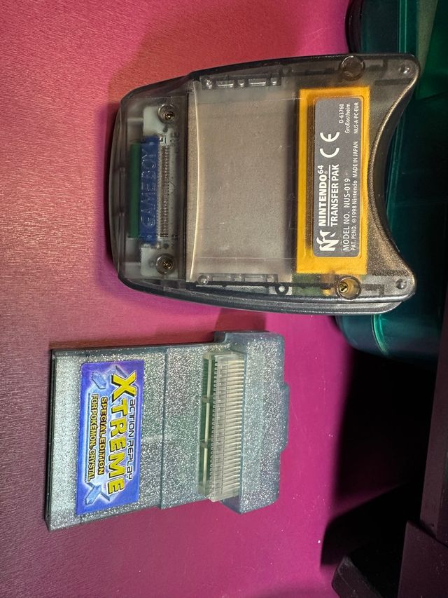 Nintendo 64 Transfer Pak + Action Replay Xtreme