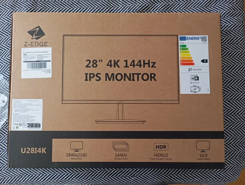 Monitor 4K Z-Edge Negro en Caja afbeelding 3