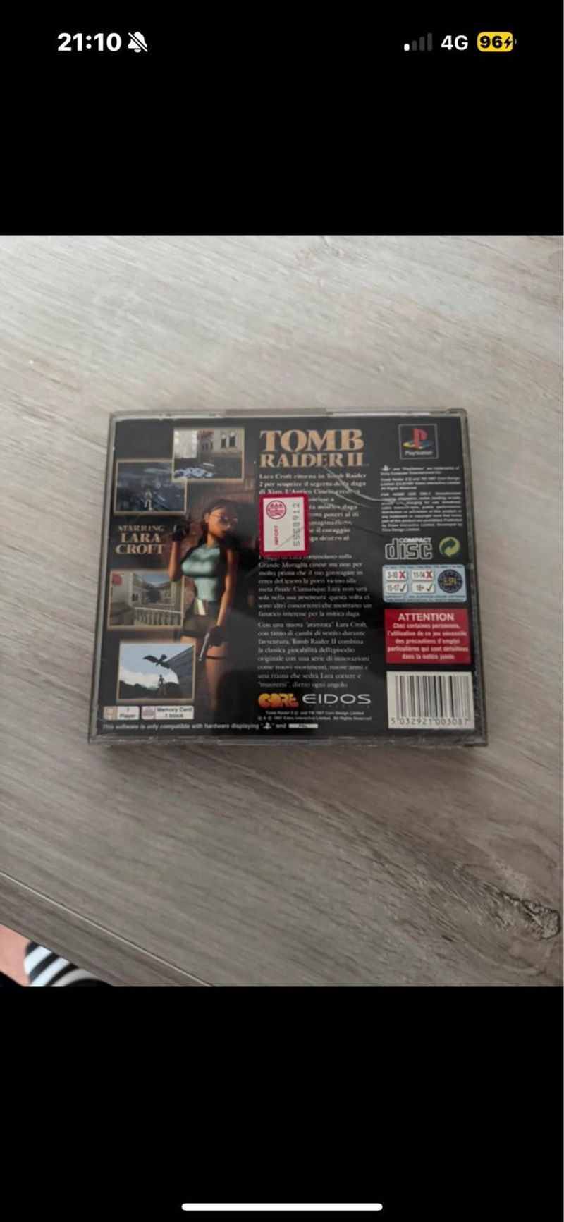 Resident Evil 2 PlayStation PAL Tarzan+Tomb Raider afbeelding 6