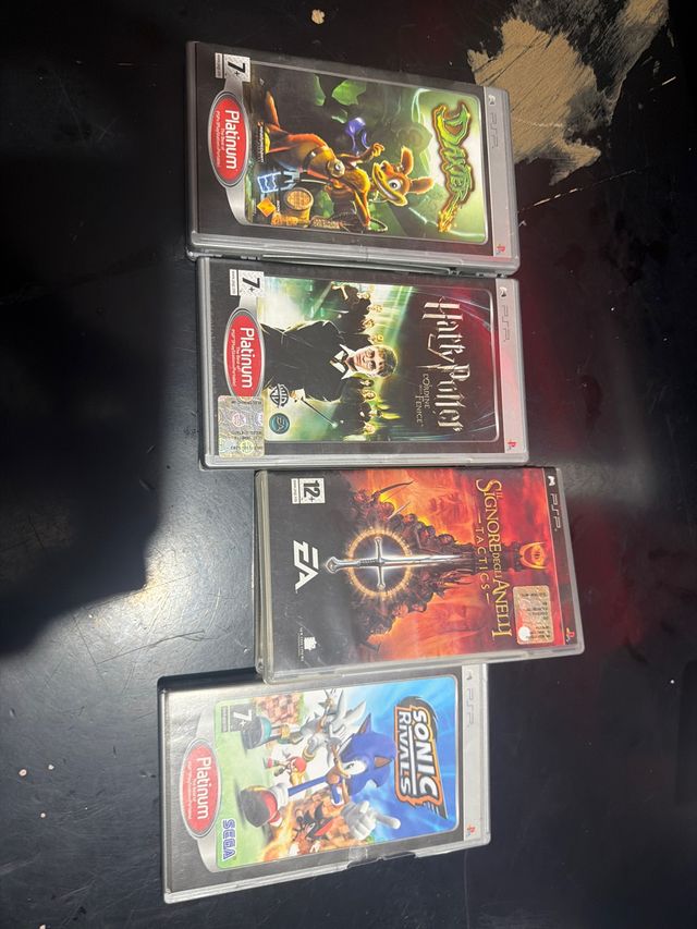 4 Juegos PSP: Daxter, Harry Potter, Sonic, LotR