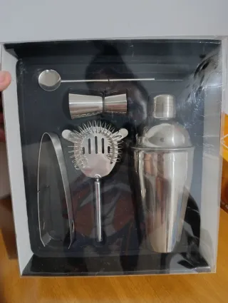 Set de Coctelería Metálico