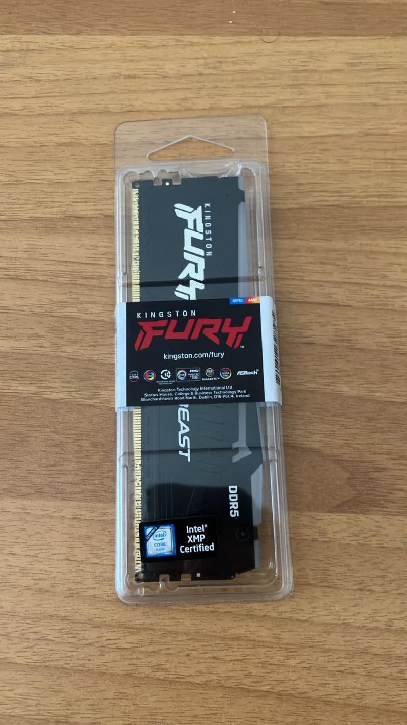 RAM Kingston Fury Beast DDR5 16GB 5600MT/s