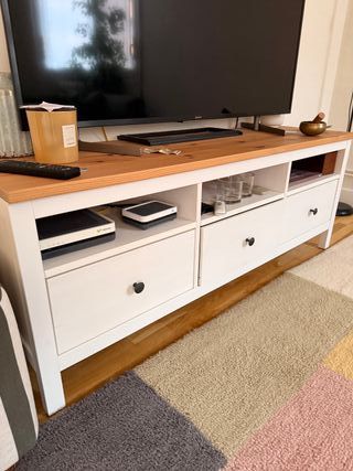 Mueble TV IKEA HEMNES Blanco