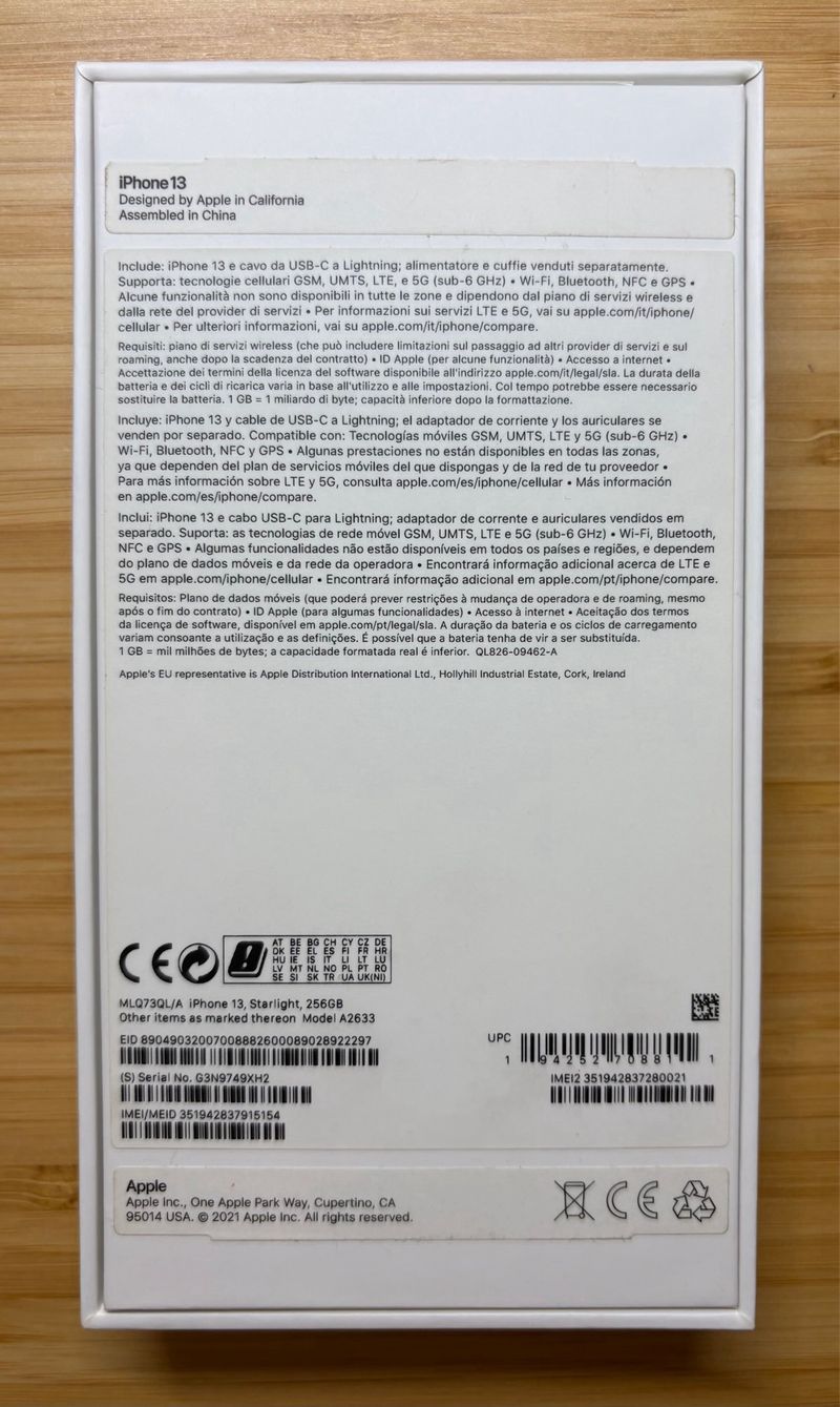 iPhone 13 256GB Blanco afbeelding 4