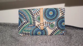 Bolso Cartera Azul Multicolor