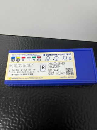 Plaquitas Torno Sumitomo CNMG