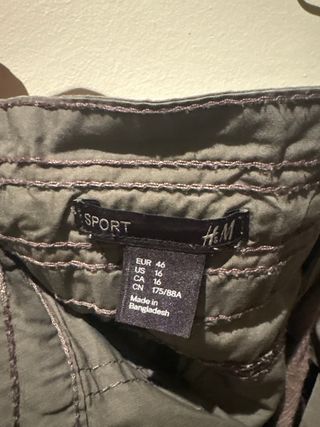 Pantalones cargo verdes