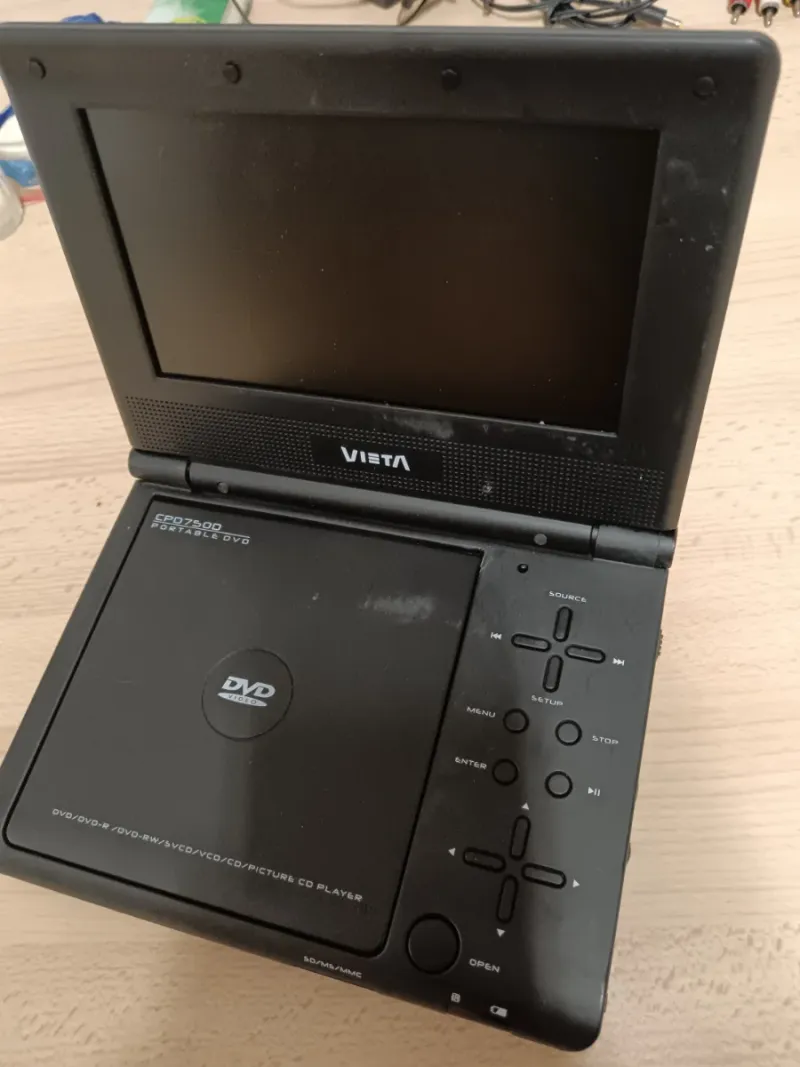 Reproductor DVD Portátil VIETA pantalla 7 pulgadas afbeelding 2