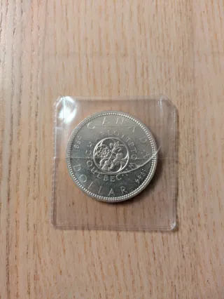 Dólar Plata Canadá 1964 - Centenario