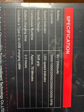 Herramienta Rotativa HYCHIKA tipo dremel batería