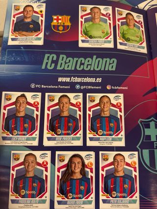 Álbum Panini Liga F 22-23 COMPLETO.