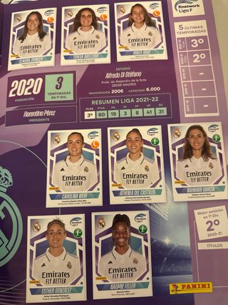 Álbum Panini Liga F 22-23 COMPLETO.