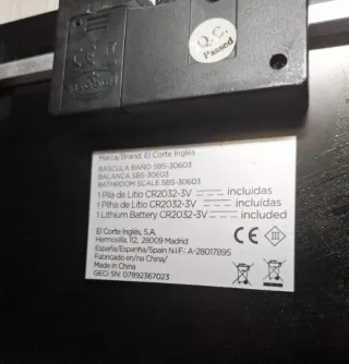 Báscula digital de acero inoxidable