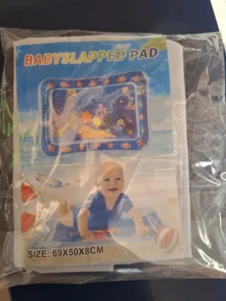 Alfombra tapete sensorial de agua para bebés