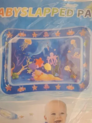 Alfombra tapete sensorial de agua para bebés