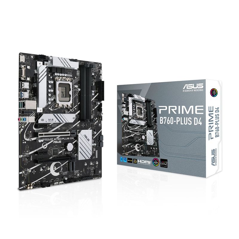 ‼️NUEVA‼️ PLACA BASE ASUS B760 PLUS LGA1700 SIN USO