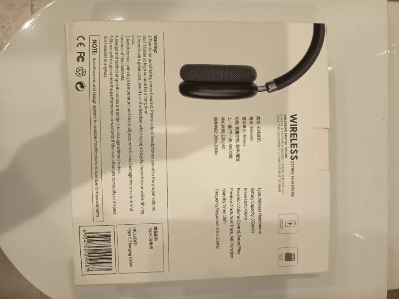 Auriculares Inalámbricos Negros afbeelding 5