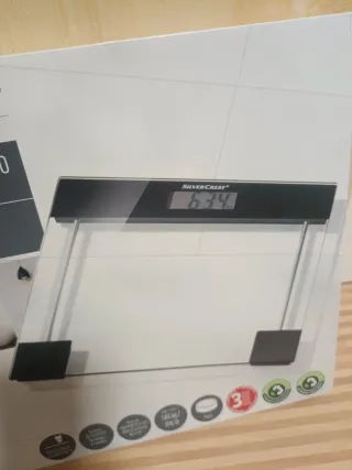 Báscula de Baño SilverCrest Vidrio