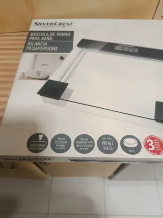 Báscula de Baño SilverCrest Vidrio
