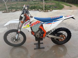 KTM Enduro/Motocross Naranja/Blanco