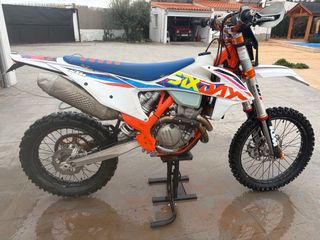 KTM Enduro/Motocross Naranja/Blanco