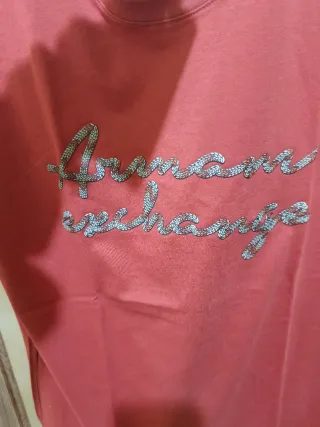 Camiseta Armani Exchange Roja Talla M