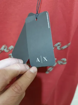 Camiseta Armani Exchange Roja Talla M